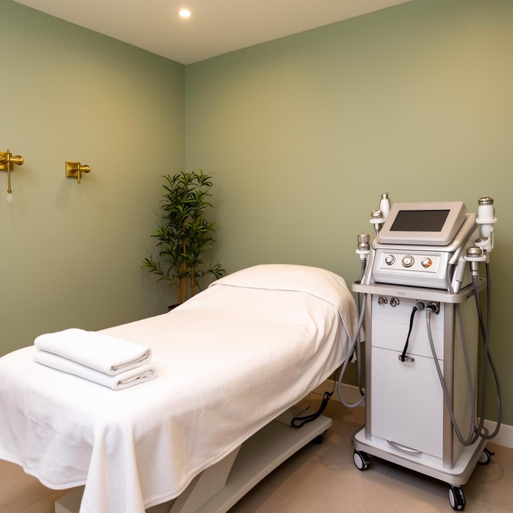 Body sculpting treatment in clinic